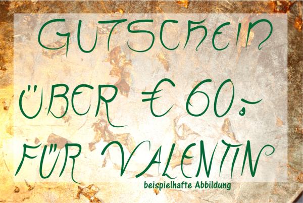 Gutschein in Höhe von 60€