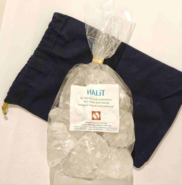 1 Kilo Halitkristalle mit Beutel